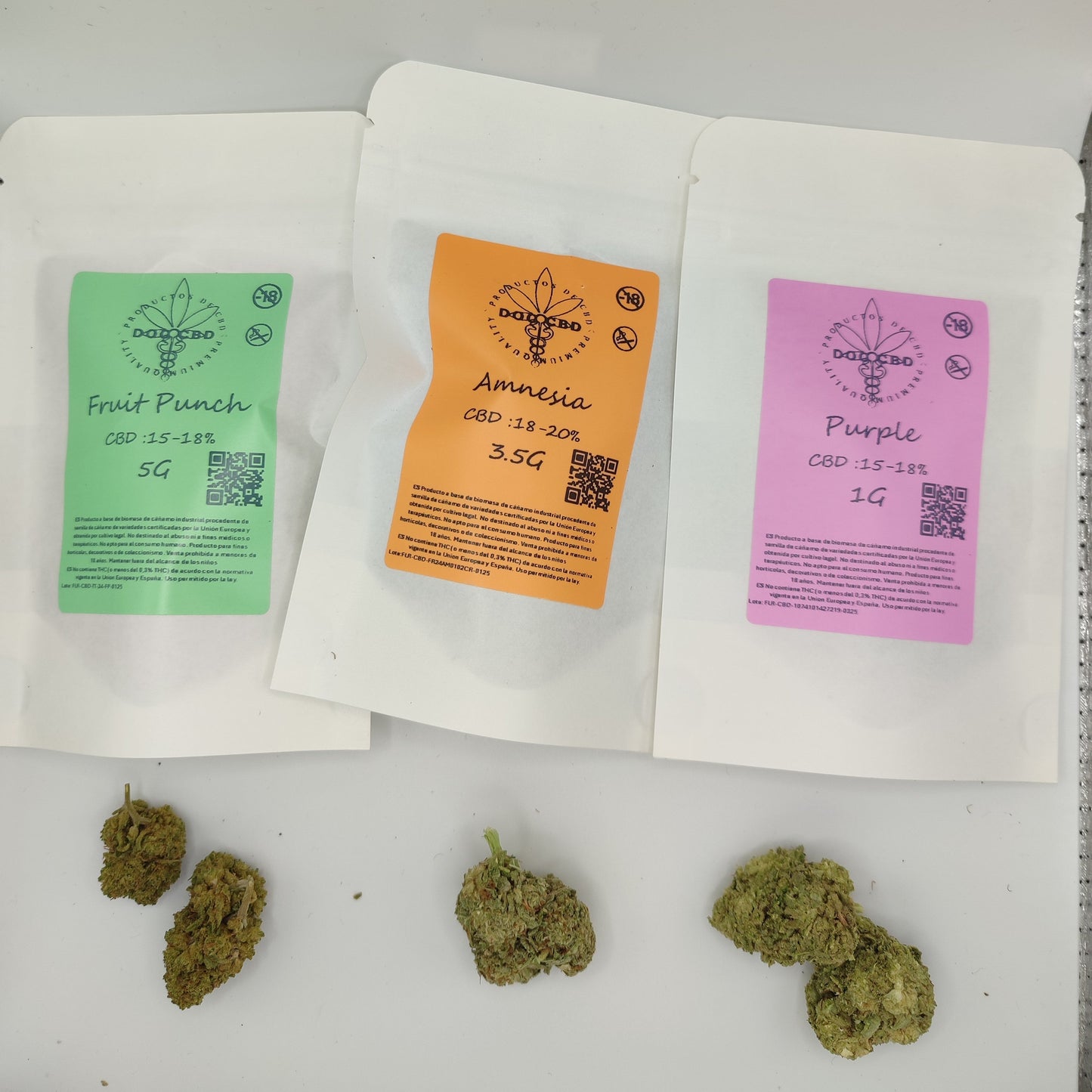 Flor de CBD Pack 3 Variedades