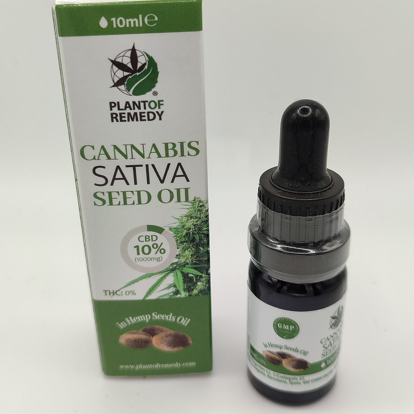 Aceite de CBD 10%, 10ml- Plant of Remedy